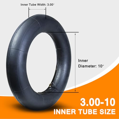 Image of HOLATO 2.75 /3.00-10 Inner Tube for 50cc 70cc 90cc 110cc 125cc XR50 XR70 CRF50 CRF110 KLX110 KX60 KX65 PW80 TTR90 DRZ70 DRZ110 RM50 RM60 RM65 Baja Coolster Apollo SSR Pit Dirt Bike Scooter Motorcycle