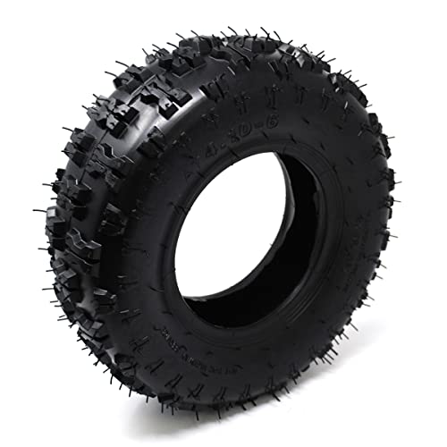 NEUMÁTICO DELANTERO RUEDA CUBIERTA GOMA DE MINI QUAD ATV MEDIDA 4x10-6