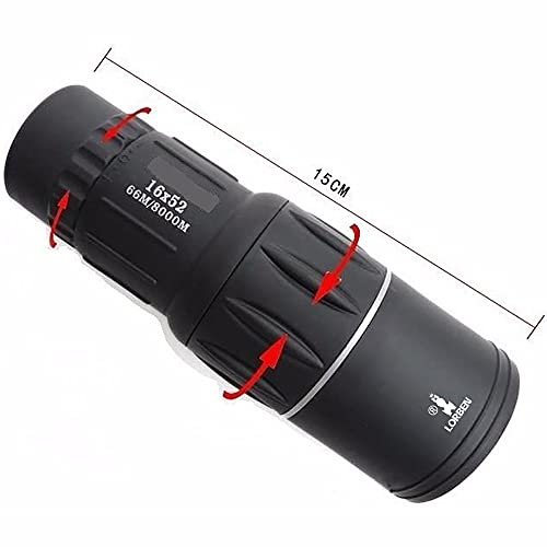 Monóculo Luneta 16x52 66/8000 Profissional Tático Telescópio GT422