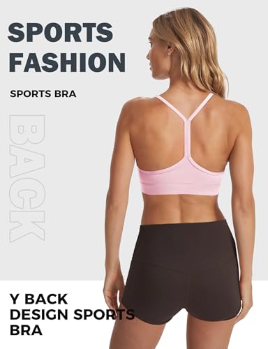 Image of Buauty Sports Bra for Women, Y Back Light Support Workout Bra with Removable Pads for Yoga Pilates Gym
