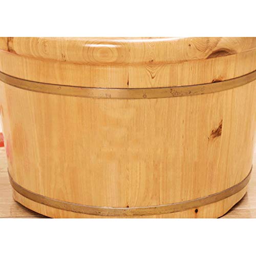 Cubeta de madera para spa de pies y sauna miniatura 4