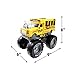 Monster Truck with Lights and Sounds, School Bus Vehicle Toy, for Boys and Girls Ages 3+ (School Bus)