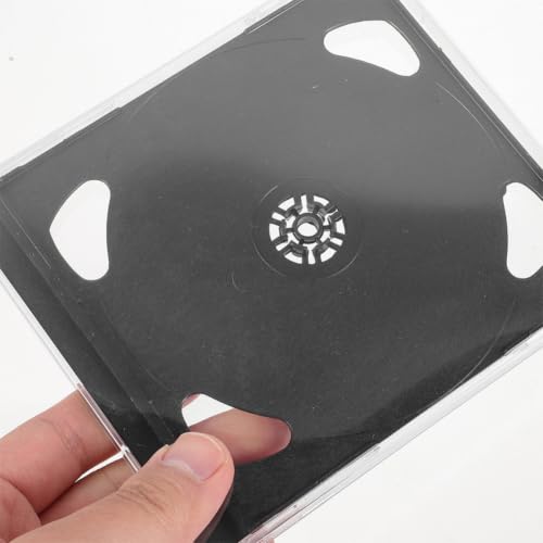 COHEALI Estuche de Plástico Ps para CD transparente y portátil, 8 piezas 7