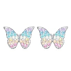 Stud Butterfly Rainbow