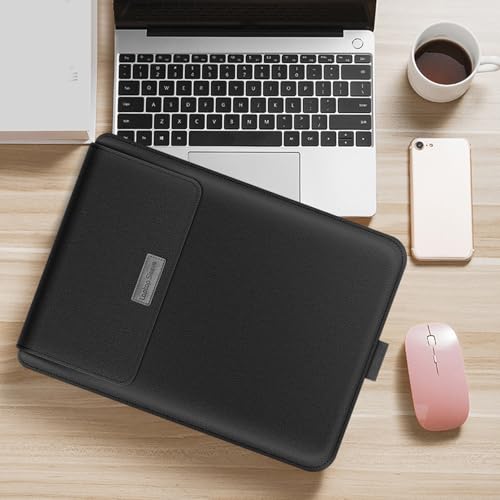 Funda para portátil de 14 pulgadas impermeable en piel sintética con almacenamiento y refrigeración 3