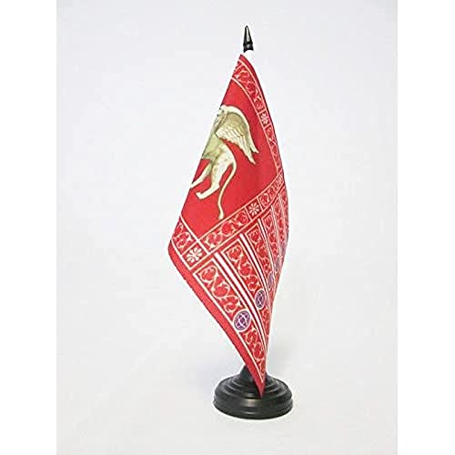 AZ FLAG Venice Table Flag 5'' x 8'', Venezia Office Decoration 100% Polyester 21 x 14 cm
