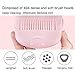 Dog Grooming Brush - Silicone Pet Bath Massage Brush for Gentle Cleaning & Stress Relief - Waterproof Dog Brush for All Breeds Puppies (Pink)