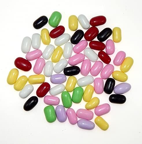 Licorice Pastels - Black Licorice Pastels - Crunchy Candy Coated Black Licorice - Pastel Colored Candy Coated Black Licorice 1 Pound (16 Ounce) By CandyKorner