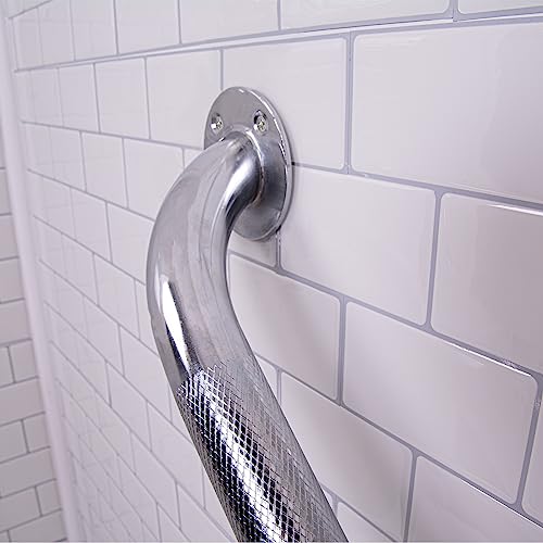 Carex Textured Grab Bars For Bathtubs And Showers - Grab Bars For Bathroom Safety - 12 Inch Durable Stainless Steel Shower Handle Serves As Handicap Grab Bar And Elderly Assistance Products #TOP1