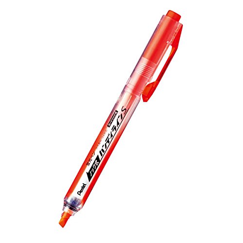 Amazon.co.jp: ぺんてる 蛍光ペン ノック式 ハンディライン 5色セット