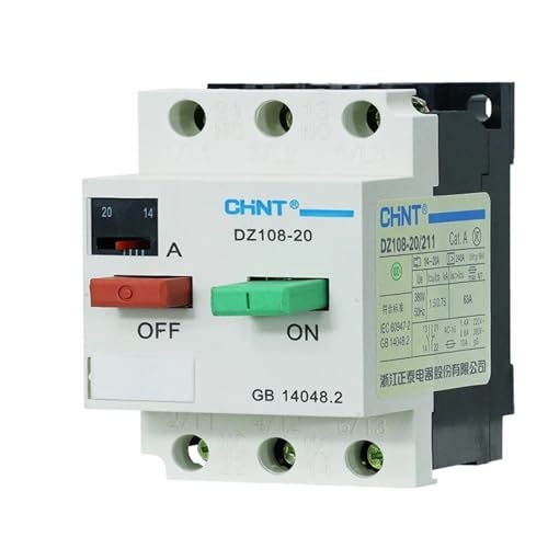 Disyuntor protector de motor DZ108-20/211 para sistemas de ventilación y bombas 16a 1