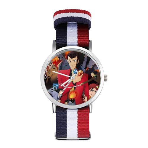 ルパン三世 16時計 腕時計 うで時計 ビジネス腕時計 お祝い プレゼント 贈り物 男女兼用 新学期 誕生日 入学 通学 入園 通園