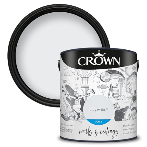 Crown Retail Core Emulsion Matt Clay White 2.5 L