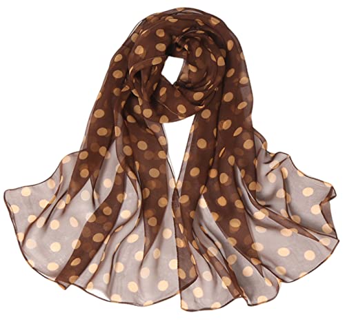 FAIRYGATE Chiffon Schal Stola Damen Festlich Dünner leichter und weicher Damen Schal Chiffon A4815