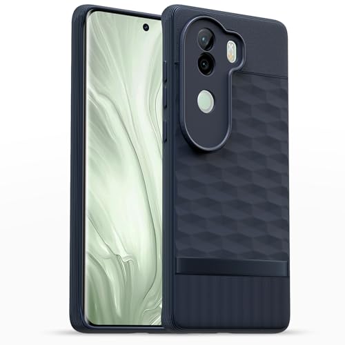 Image of Outlouders Back Cover for Vivo V40e 5G / iQOO Z9s 5G | TPU Soft Flexible Shockproof | Full Camera Protection Back Case (Blue)
