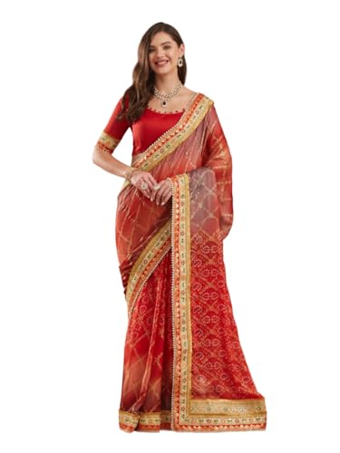 Image of Women's Banarasi Silk With Jacquard Print Saree With Blouse