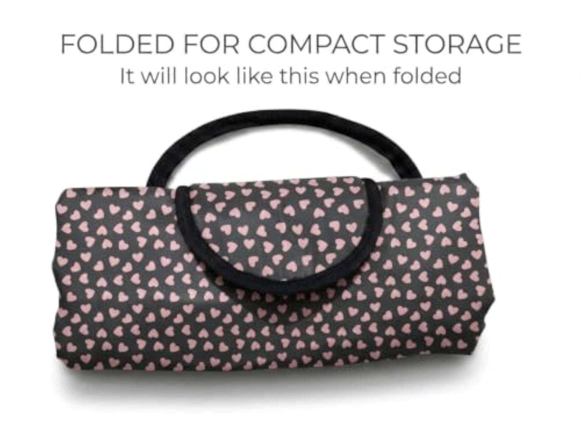 Women's Foldable Shoulder Tote Bag for Travel and Shopping