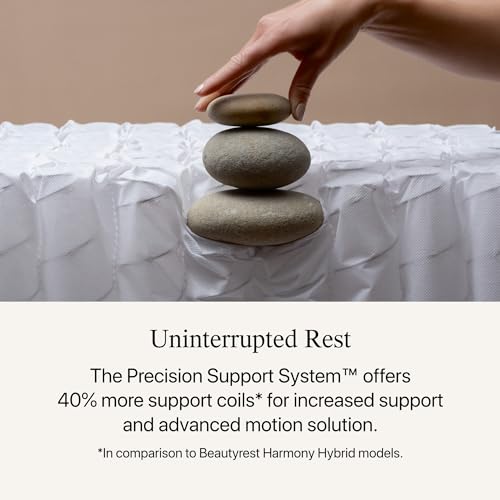 Image of Beautyrest Harmony Lux Hybrid Ocean View Island 13 inch Plush Queen Mattress - Cooling Technology, CertiPUR-US Certified Memory Foam, Supportive Pocketed Coils and Edge Support