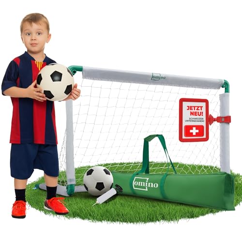 Kinder Fussballtor für Garten - Indoor und Outdoor Fußballtor Set für...