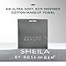 Rose and Ben Beauty Sheila Brush Towel for Brush Cleaning | Reusable, Hygienic