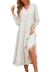 Long Sleeve White (Black Dots)