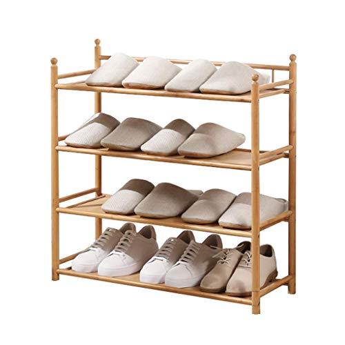 Étagère à chaussures Chaussures à chaussures à 4 couches Pantoufles de rangement à talons hauts for salle de séjour Couloir à la chambre à coucher Chaussure de chaussure peut accueillir 12 paires de c