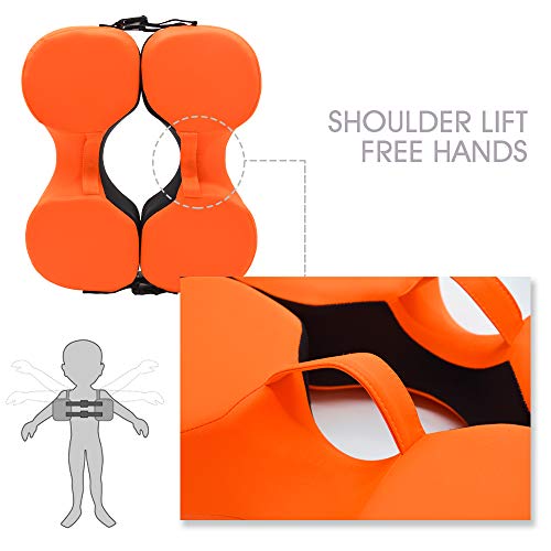 KLOLKUTTA Baby Swimming Floats, Non-Inflatable Children Waist Float Ring Swim Arm Bands Trainer Pool Toys Accessories for Infants