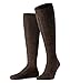Produktbild FALKE Herren Kniestrümpfe Teppich Im Schuh M KH Wolle lang einfarbig 1 Paar, Braun (Dark Brown 5450), 45-46
