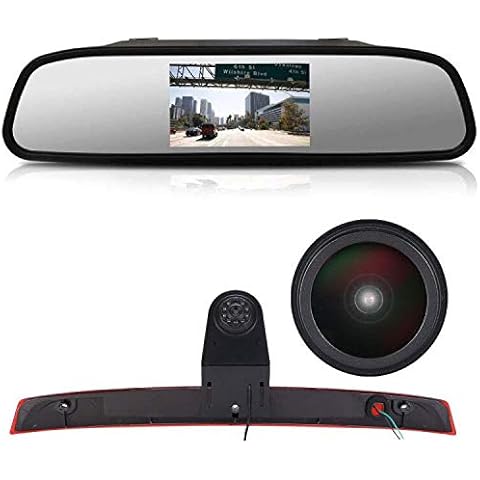 Cámara de marcha atrás Kalakus con tercera luz de freno para Mercedes Benz Viano Vito W639 Van Cover