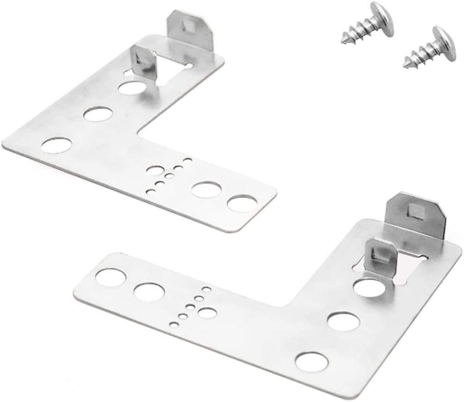 2 Pack Dishwasher Mounting Bracket 170664, Compatible with Bosch & Kenmore Elite, Replaces 00170664, BSH170664, BSH00170664