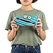 ZIPIT Wildlings Pencil Case for Kids | Pencil Pouch for School, College and Office | Pencil Bag for Boys & Girls (Blue)