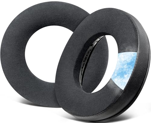 SOULWIT Cooling Gel Ear Pads Cushions for Beyerdynamic DT770/Pro DT880/Pro DT 990/Pro, Earpads for DT440/DT550/DT790/DT797/DT831/DT860/T70/T90/T5P/MMX300/TYGR 300R/HS200/HS400/HS800/RSX700 - Black