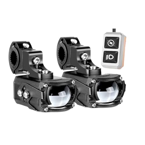 Faros de carretera moto para clima con niebla con foco LED de 100W y luz antiniebla adicional