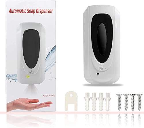 Jewaytec Automatischer Desinfektionsspender 1000ml,Wandmontage Automatisch Seifenspender mit Sensor, Alkohol Sprühgerät Desinfektionsmittel Spender mit Sensor für Home Commerc