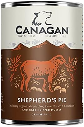 CANAGAN GRAIN FREE SHEPHERDS PIE FLAVOUR FOR ADULT DOGS 6 Tins So...
