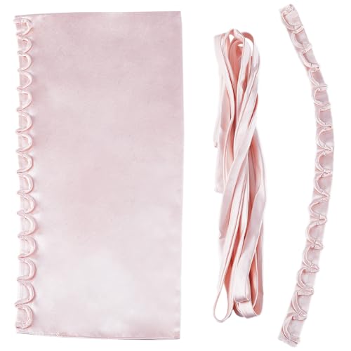 GORGECRAFT 3Stk Damen-Hochzeitskleid-Schlaufen Verstellbarer Reißverschluss Ersatz-Ballkleid-Träger Satin-Korsett-Rücken-Set Zum Schnüren Für...