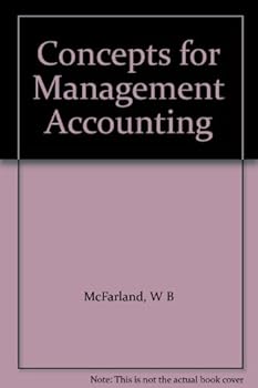 Hardcover Concepts for Management Accounting Book
