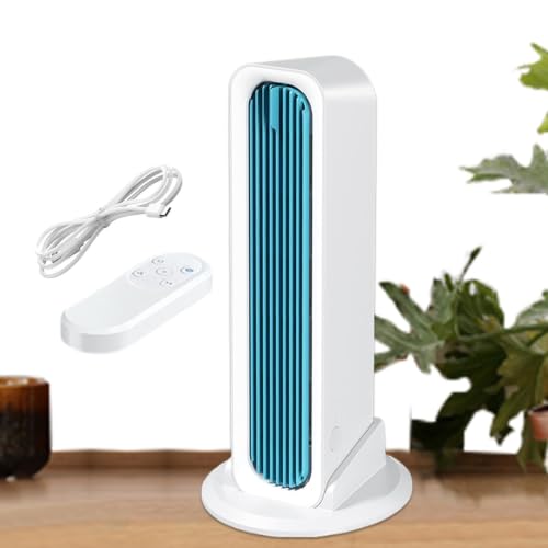 Tower Fan for Bedroom | Oscillating Rechargeable 3-Speed | Tower Cooling Bedside Fan | for Summer Hot Weather Study Work Sleeping Home Office Dorm