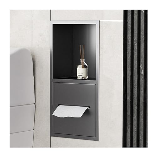 Étagère murale encastrée et niche de douche en acier inoxydable