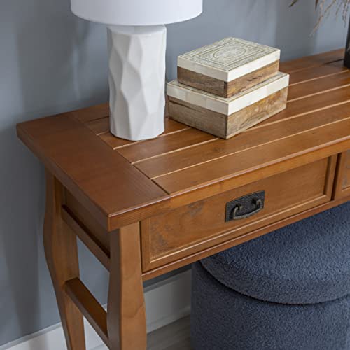 Linon Santa Fe Console Table Antique Finish, Brown 15.98"D X 44.02"W X 30"H #TOP4