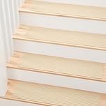 MBIGM 30 inch X 8 inch (15 in Pack) Non-Slip Carpet Stair Treads Non-Skid Safety Rug Slip Resistant Indoor Runner for Kids Elders and Pets with Reusable Adhesive, Beige,