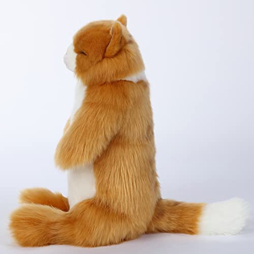 Image of CU-MATE 20 inch Adorable Stuffed Animals Cat -Handmade Plush Soft Cat -Present Gift for Boys /Girls (Orange Cats)