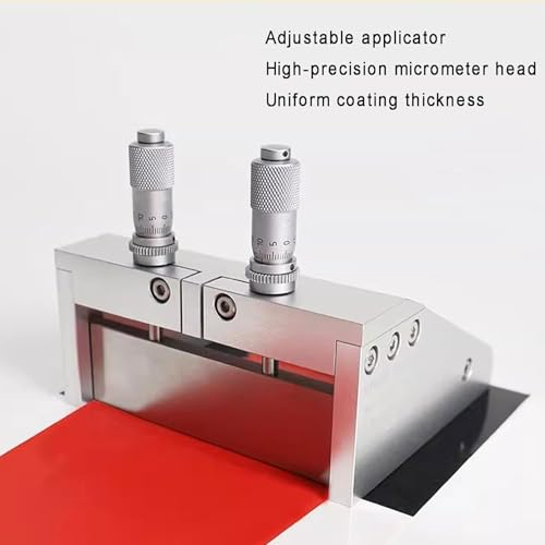 Dispositivo di Rivestimento a Film Umido Regolabile, misuratore di Spessore da 0 a 3500 µm con Lama in Acciaio Inossidabile per Test di verniciatura e Preparazione di elettrodi CER