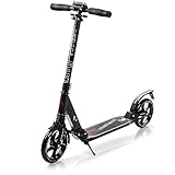 Cityroller: Sehr langlebig ABEC7 kugellager -Umklappbarer Maximales Benutzergewicht 100 kg, Durchmesser der Räder: 20 cm, Die maximale Höhe: 103 cm,