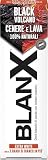 BlanX, Dentifricio Black Volcano, Dentifricio Sbiancante Extra White, Fino a 3 Gradi di Bianco in Più, Con Licheni Islandici, Cenere e Lava Vulcanica 100% Naturali, Aroma Extra Fresco, 75ml