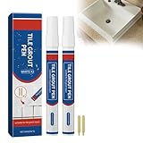 Fugenstift Weiß, Fugenreparatur Set, Fugenfüller für Bad, Küche & Dusche, Fugenreparatur für...