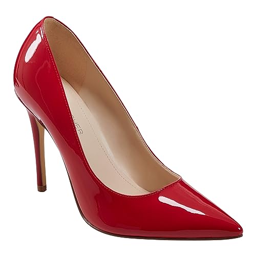 Marc Fisher Women's Codie Pump, Red Patent 600, 7.5