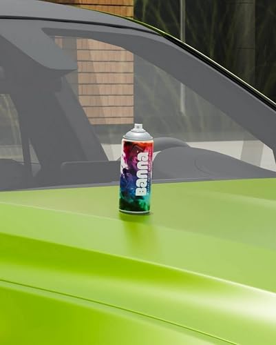 Image of BANNA Green Cocktail - Chevrolet Automotive Spray Paint | DIY Acrylic Multipurpose Spray Paint | Quick-Drying, Multi-Surface for Metal, Wood, Plastic, Walls, Automotives, Glossy Finish