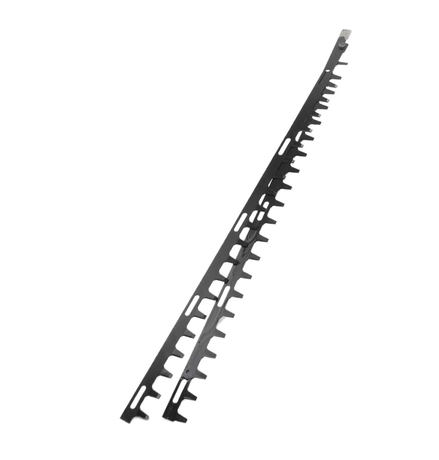 Cortasetos Lama Simple Reconstruida 7510 750 Blanca 60cm – Doble Negra 6010 50cm para Desbrozadora, Accesorios de Jardín para Poda Desfasada(Black Single-Edged Blade)
