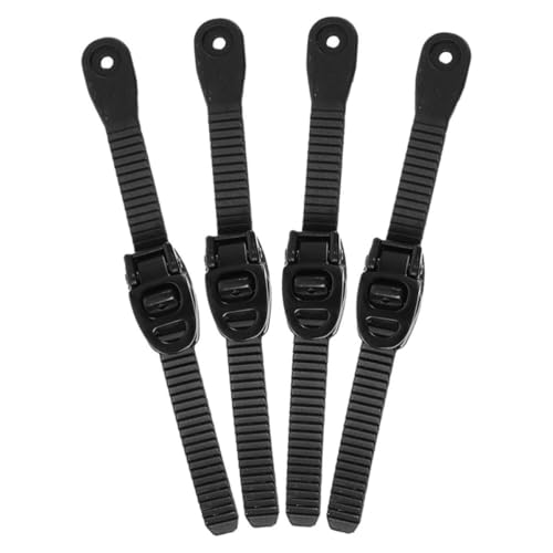 Extensión de equipo de patinaje Toyvian para botas anchas con ajuste de PVC negro